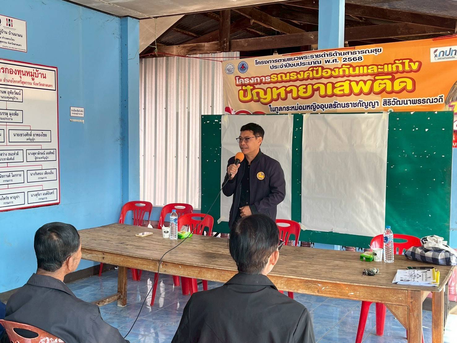 พช.โคกศรีสุพรรณ : ดำเนินการตามโครงการ กิจกรรมหลักที่ ๕ แก้ไขปัญหาหนี้สินครัวเรือนของประชาชนโดยทุนชุมชน 