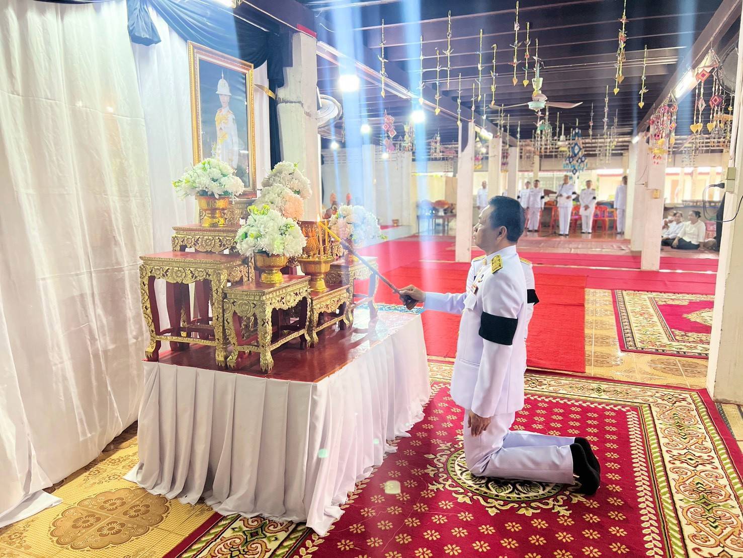 สพอ.โคกศรีสุพรรณ :ร่วมพิธีบำเพ็ญกุศลครบ 50 วัน (ปัญญาสมวาร) สมเด็จพระเจ้าลูกเธอ เจ้าฟ้าพัชรกิติยาภา นเรนทิราเทพยวดี กรมหลวงราชสาริณีสิริพัชร มหาวัชรราชธิดา