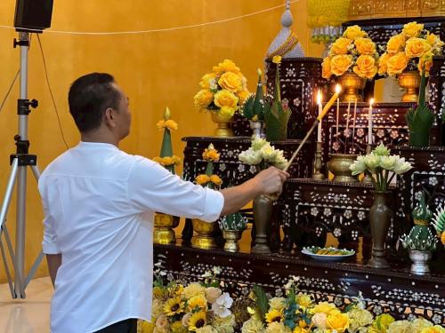 สพอ.โคกศรีสุพรรณ : ร่วมกันจัดกิจกรรมเข้าวัดปฏิบัติธรรม สวดมนต์ ทำวัตรเย็น เจริญจิตภาวนา ในวันธรรมสวนะ (วันพระ)