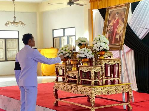 พิธีถวายความอาลัยและสำนึกในพระมหากรุณาธิคุณของสมเด็จพระนางเจ้าสิริกิติ์ พระบรมราชินีนาถ พระบรมราชชนนีพันปีหลวงอำเภอโคกศรีสุพรรณ